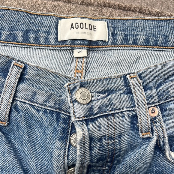 Agolde Lana Organic Cotton Straight Leg Jeans - Picture 3 of 4